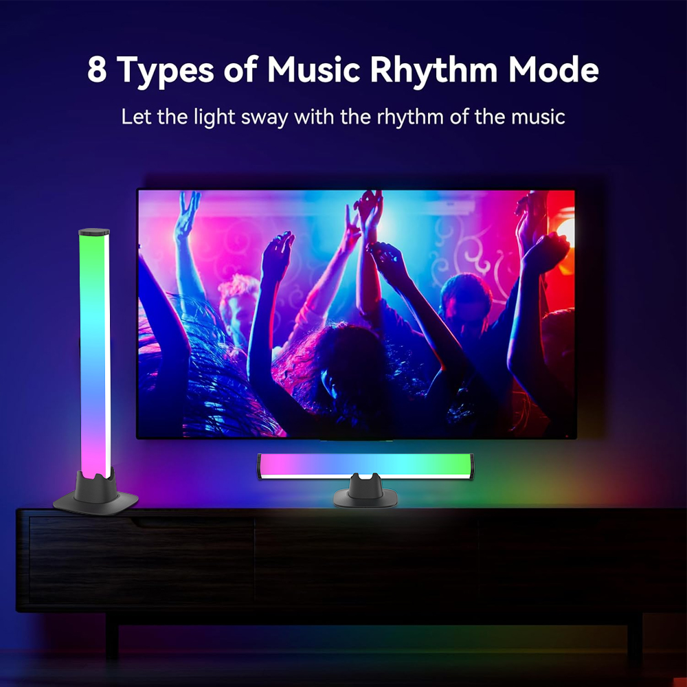 TV Backlight Tuya WIFI RGB LED - đánh giá và giá Desk Setup With Tv